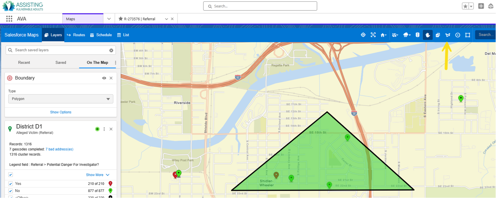 “Draw a Polygon” boundary option