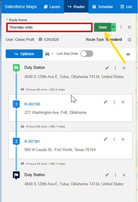 Saving the Route 